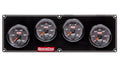 QuickCar Racing Products QRP69-4026 Redline 4-Gauge Panel Assembly with Fuel, Oil, Water Temperature, and Water Pressure Gauges