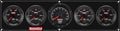 QuickCar Racing Products QRP69-4052 RedLine Gauge Panel Assembly with Oil Pressure, Water Temperature, Fuel Pressure, Oil Temperature, and Tachometer