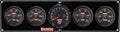 QuickCar Racing Products 69-4056 Redline 4-in-1 Gauge Panel Assembly with Recall Tachometer, 3 Inch / 2-5/8 Inch Diameter, Black Face