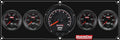 QuickCar Racing Products QRP69-4058 RedLine Gauge Panel Assembly with Oil Pressure, Water Temperature, Fuel Pressure, Water Pressure, and Tachometer
