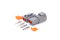 QUICKCAR RACING PRODUCTS Deutsch Connector 71-222 2-Pin Kit for Automotive Electrical Systems
