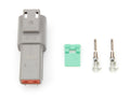 QUICKCAR RACING PRODUCTS QRP71-321 Deutsch 2-Pin Electrical Connector, Male, Housing and Pins