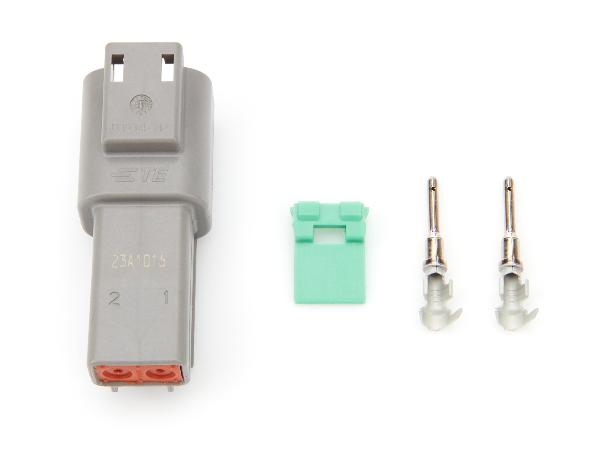 QUICKCAR RACING PRODUCTS QRP71-321 Deutsch 2-Pin Electrical Connector, Male, Housing and Pins