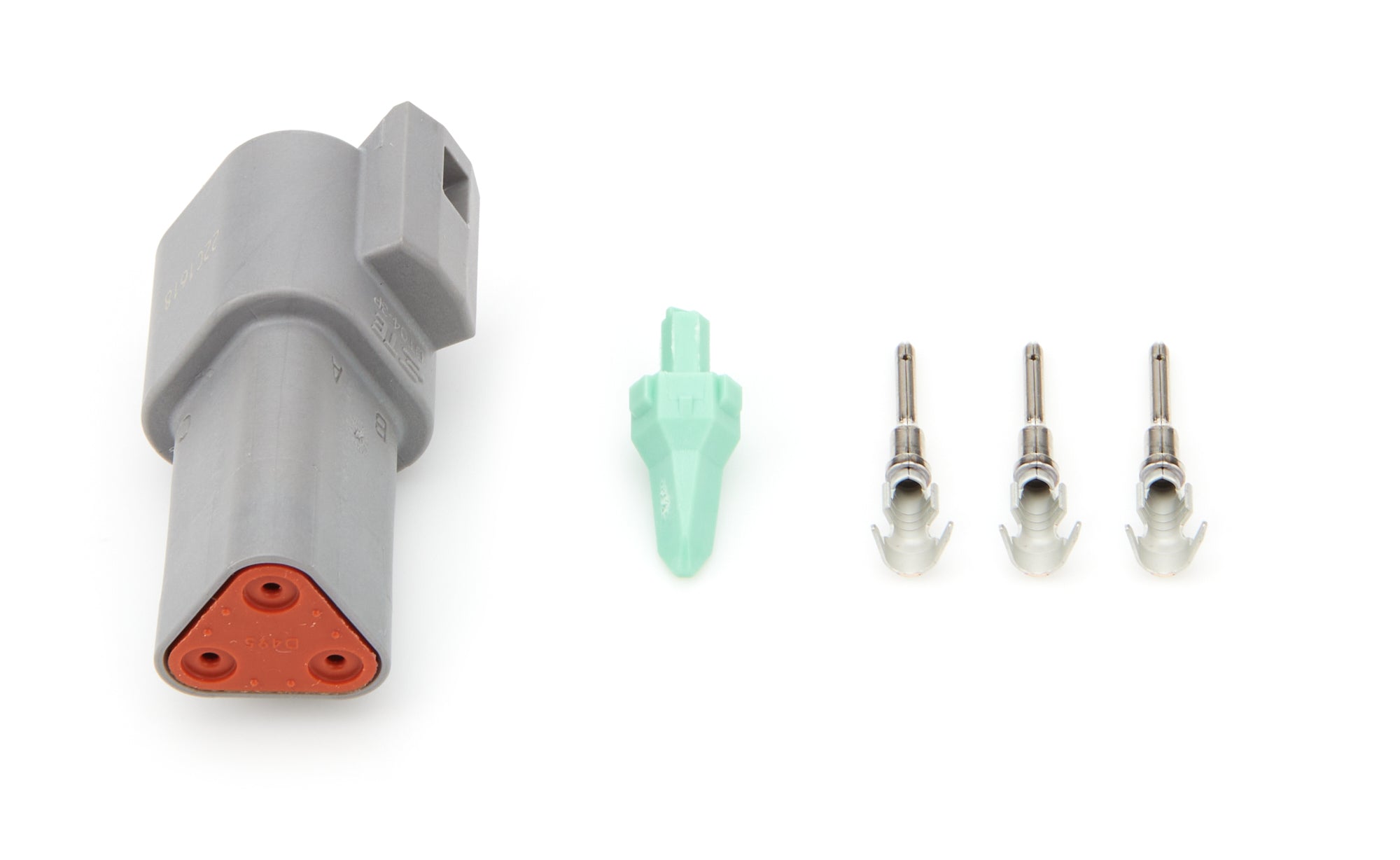 QUICKCAR RACING PRODUCTS QRP71-331 Deutsch 3-Pin Male Connector with Housing and Wedge Locks