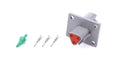 QUICKCAR RACING PRODUCTS 71-337 Deutsch 3-Pin Male Electrical Connector with Flange