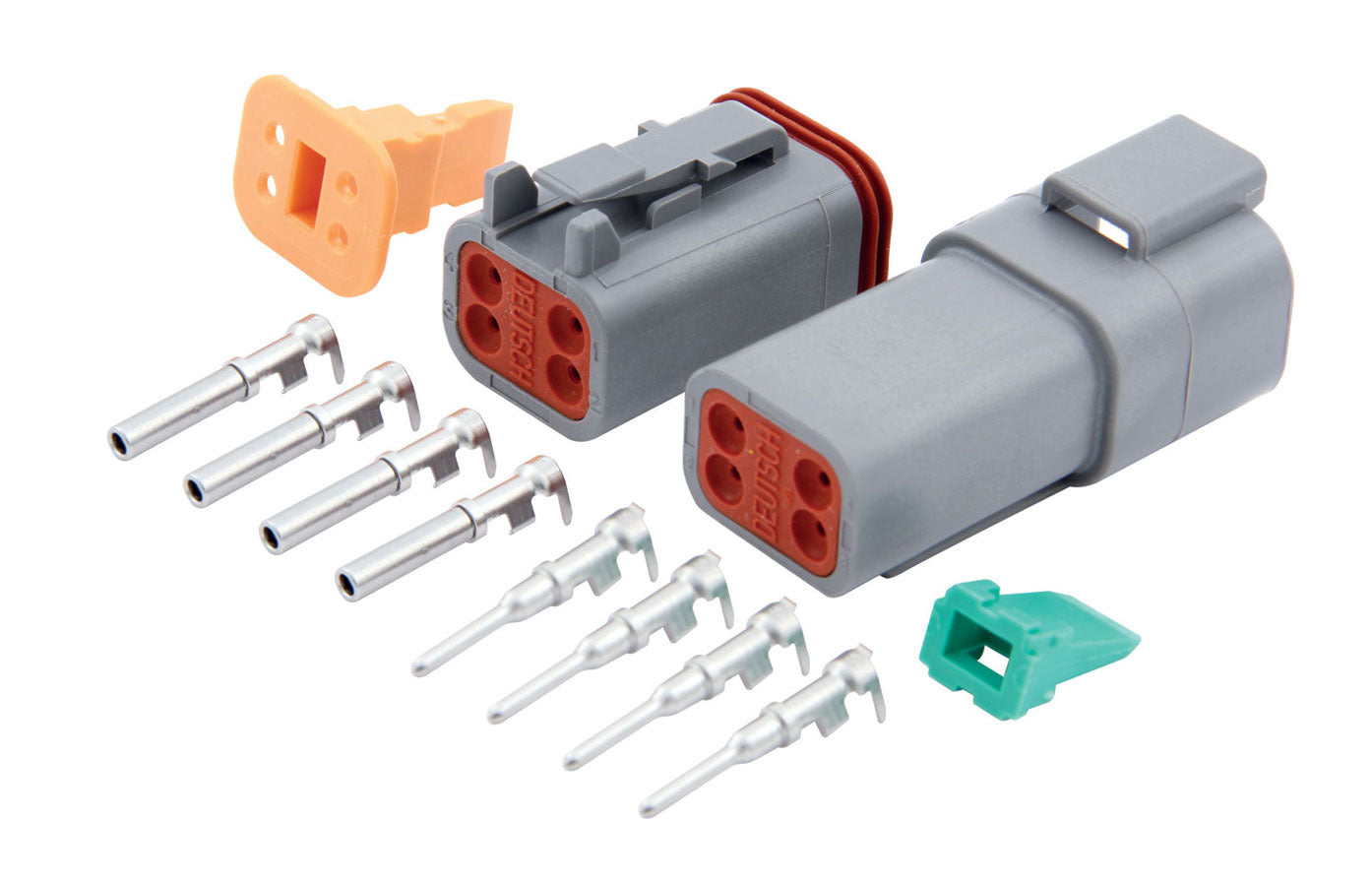 QUICKCAR RACING PRODUCTS 71-342 Deutsch 4-Pin Electrical Connector Kit