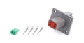 QUICKCAR RACING PRODUCTS 71-347 Deutsch 4-Pin Male Connector with Flange and Wedge Locks