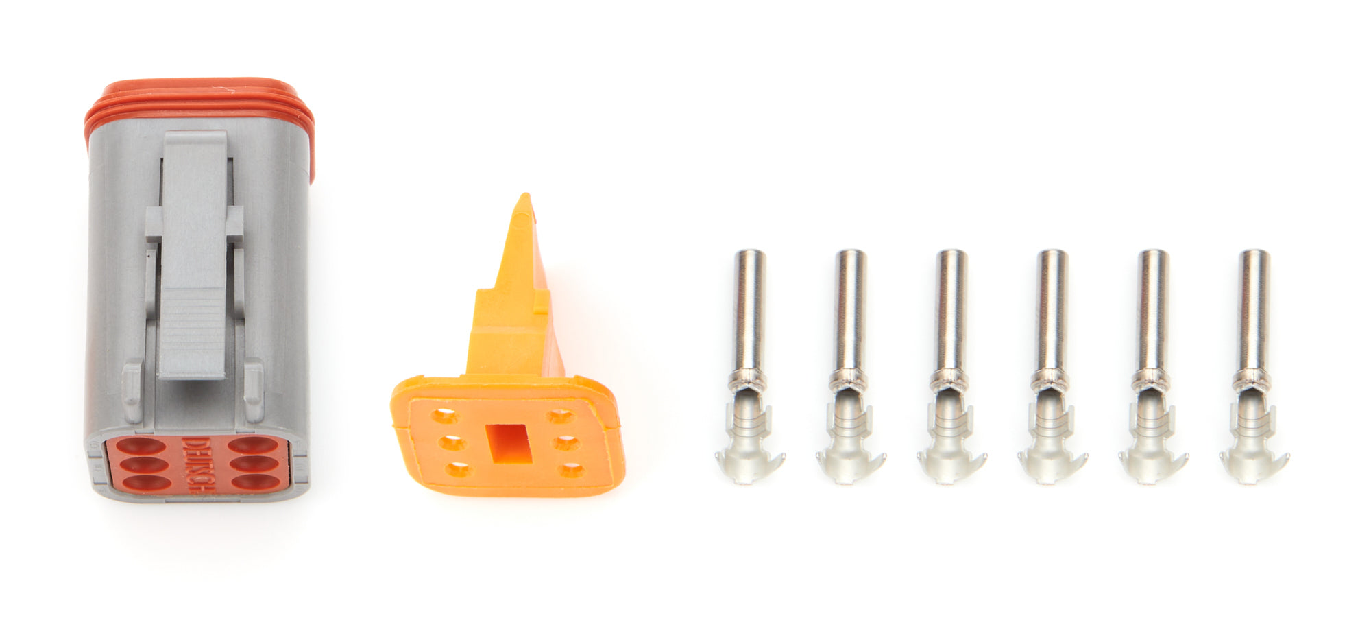 QUICKCAR RACING PRODUCTS Deutsch Connector 71-360 Female 6-Pin Housing and Pins