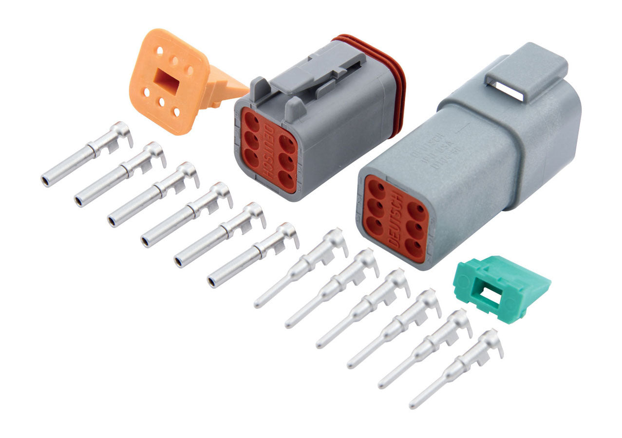 QUICKCAR RACING PRODUCTS Deutsch Connector 71-362 6-Pin Electrical Connector Kit