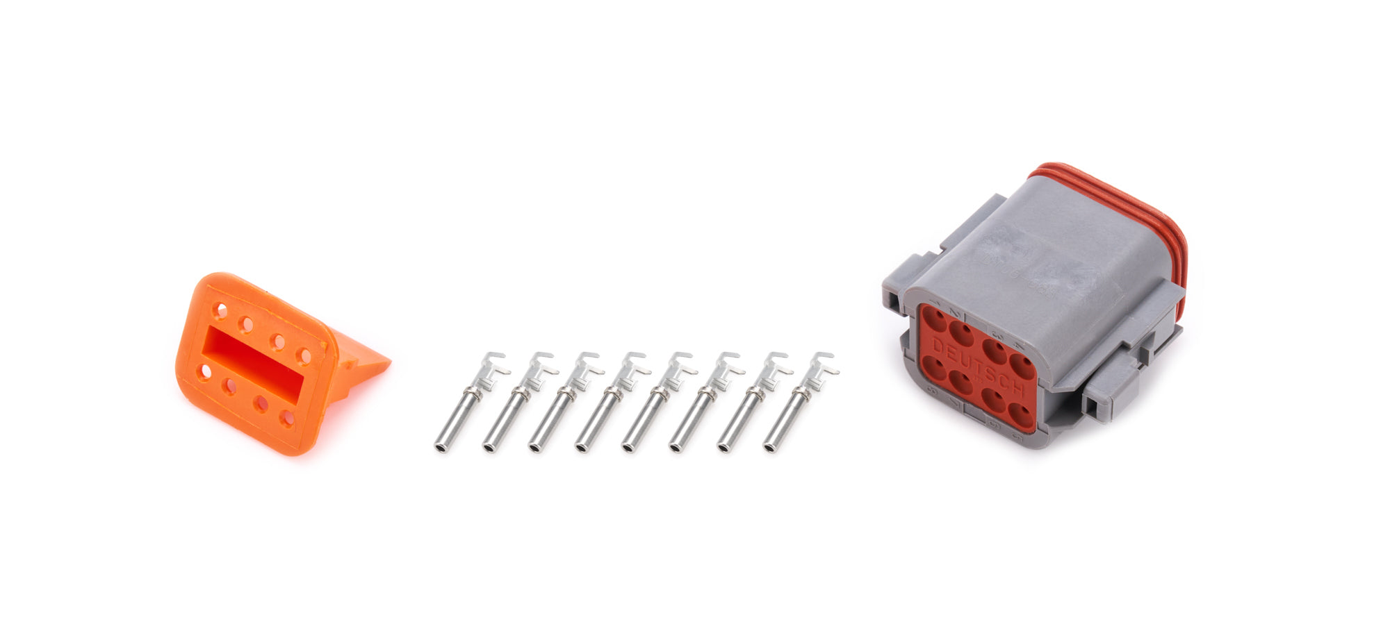 QUICKCAR RACING PRODUCTS Deutsch 71-380 8-Pin Female Electrical Connector
