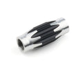 QuickCar Racing Products 75-040 3/4 Inch Aluminum Scalloped Suspension Tube, 4 Inch Length