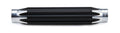 QuickCar Racing Products 75-065 3/4 Inch Aluminum Scalloped Suspension Tube, 6.5 Inches Long, Black Anodized and Natural Finish