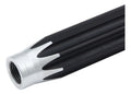 QUICKCAR Racing Products 75-440 Aluminum Scalloped Suspension Tube, 44 Inches, Black Anodized Finish