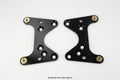 Wilwood 249-1442L/R Front Brake Caliper Bracket for 1971-1978 Ford Mustang II and Pinto with 10.75 Inch Rotor, Aluminum, Black Anodized