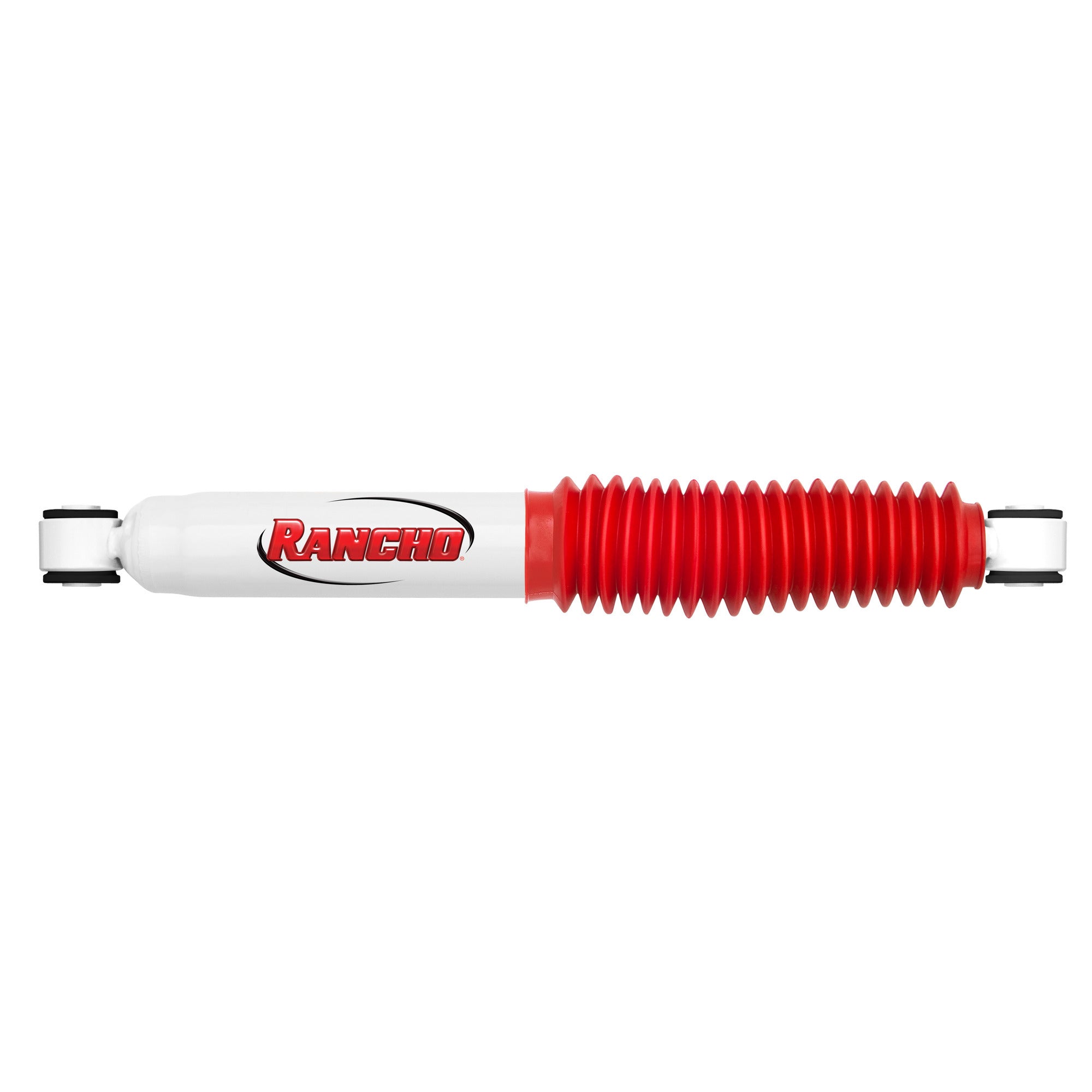 RANCHO RS5420 Steering Stabilizer for Trucks and SUVs, RS5000 Series, Twintube Design, 13.24 Inch Compressed, 20.95 Inch Extended, Steel Construction, White Finish