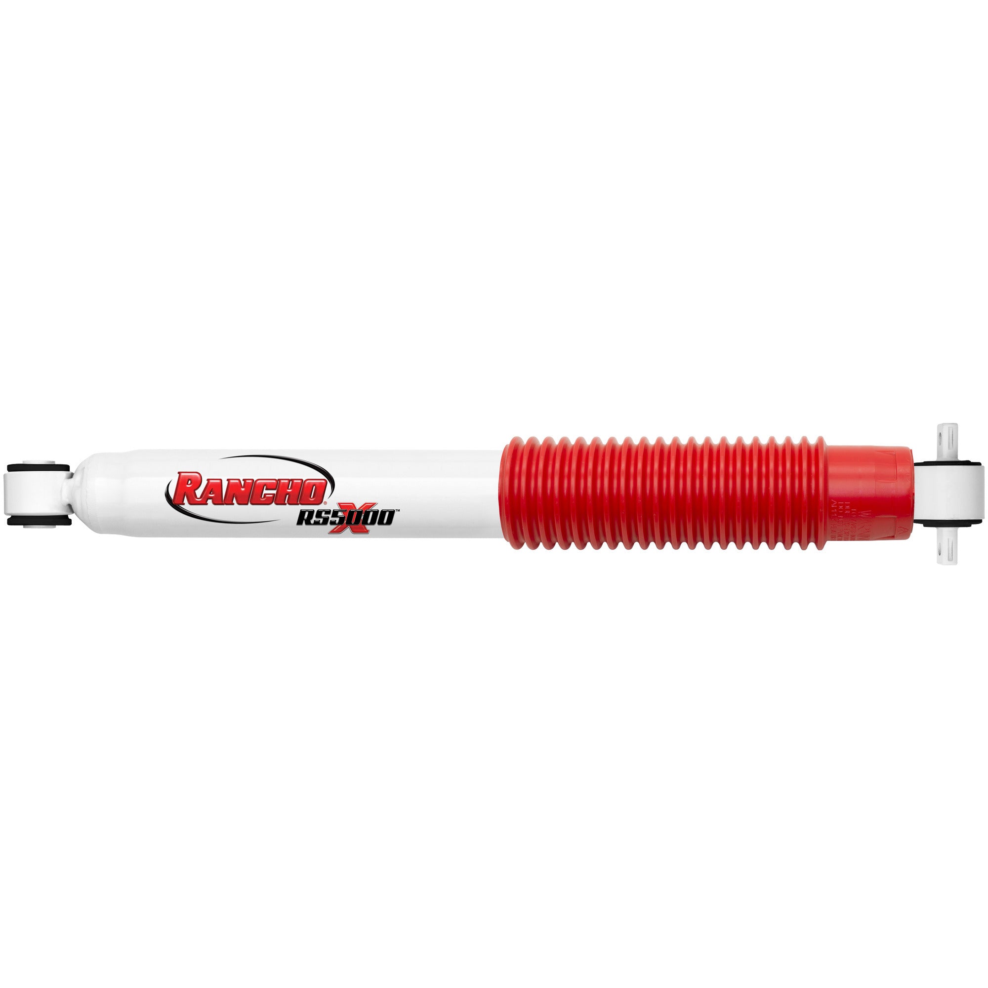 RANCHO RS55241 RS5000X Series Twintube Shock Absorber, 13.68 Inch Compressed, 21.68 Inch Extended, 2.25 Inch Diameter, Steel Construction, White Finish