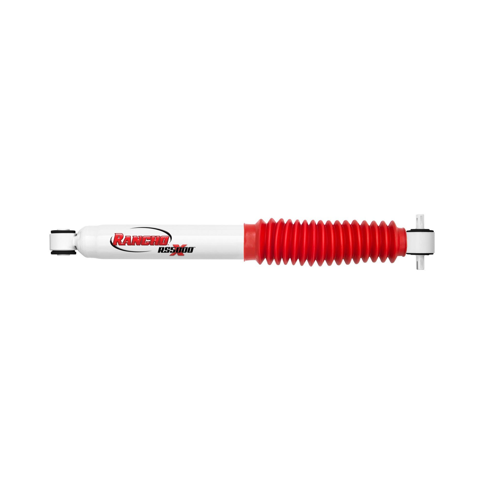 Rancho RS55332 RS5000X Series Twintube Shock Absorber for Jeep Wrangler JK 2007-2018, 16.96 Inch Compressed, 28.25 Inch Extended, 2.25 Inch Diameter Steel Construction