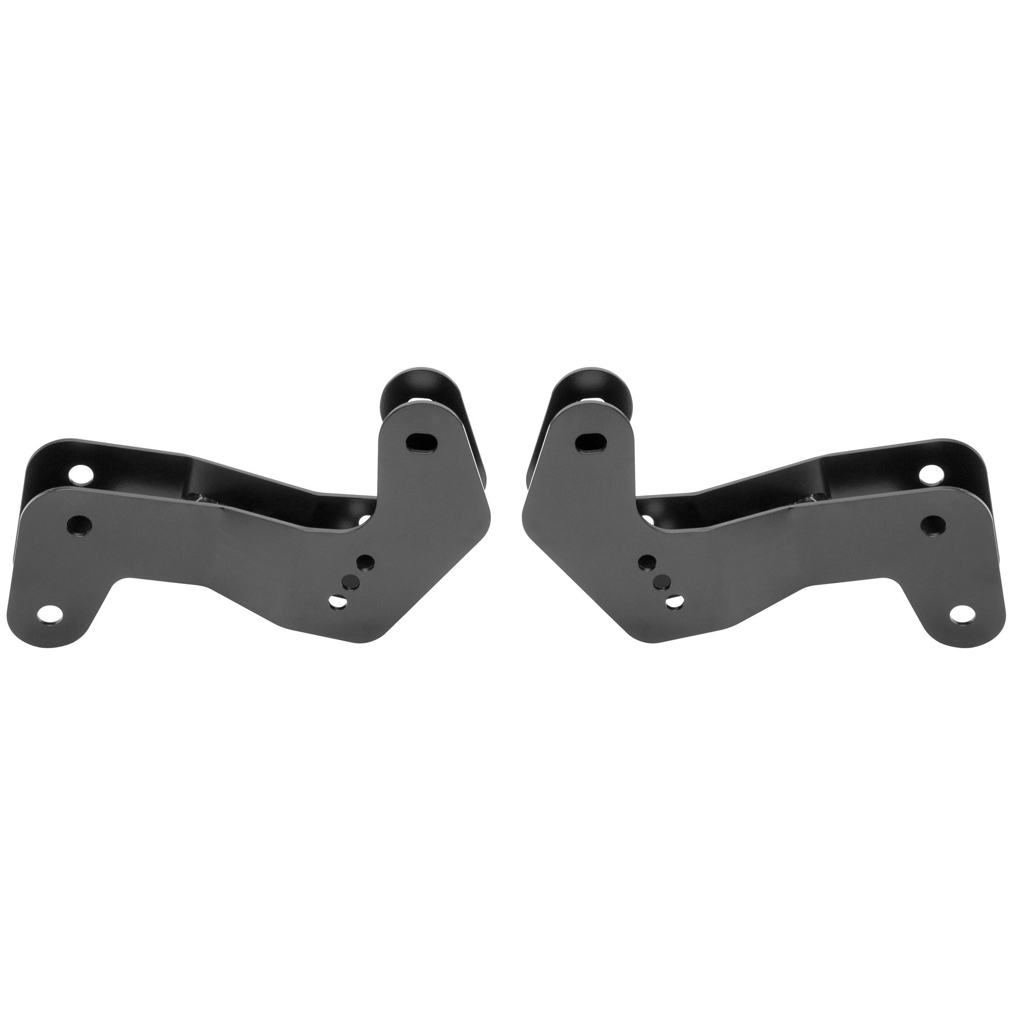 RANCHO RS62118B Control Arm Bracket for Jeep Wrangler JL 2018-2024, Fabricated Steel, Black Powder Coat, Adjustable Bolt-On Design