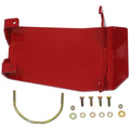 RANCHO RS6242 Rear Differential Skid Plate for Jeep Wrangler JK 2007-2016, Red Powder Coat