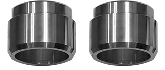 RANCHO RS64453 Coil Spring Locator for Front Suspension, Aluminum, Natural Finish, Pair