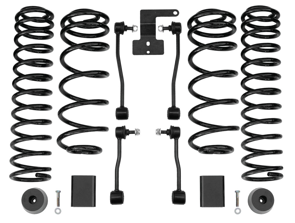 RANCHO RS66142BK 2-Inch Suspension Lift Kit for Jeep Wrangler JK 2007-2018