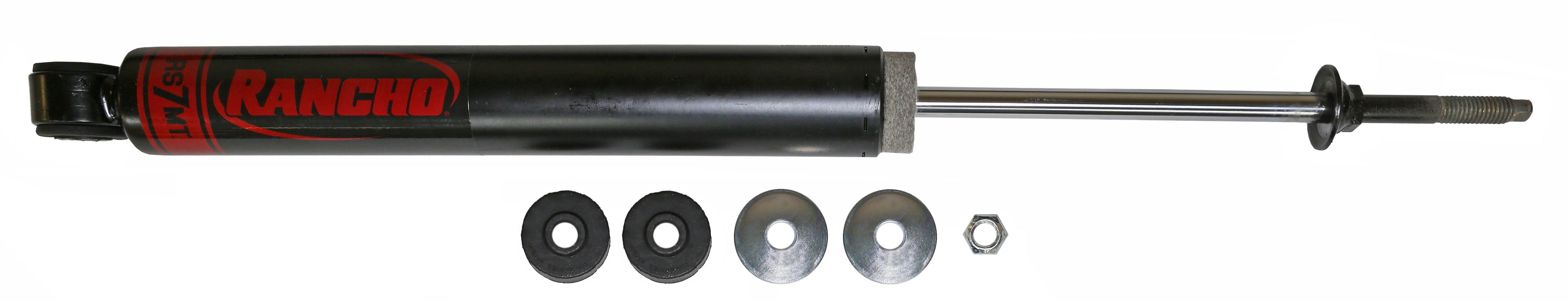 RANCHO RS77055 RS7MT Monotube Shock Absorber for Trucks, 15.47 Inch Compressed, 23.30 Inch Extended, 2 Inch Diameter, Steel, Black Finish