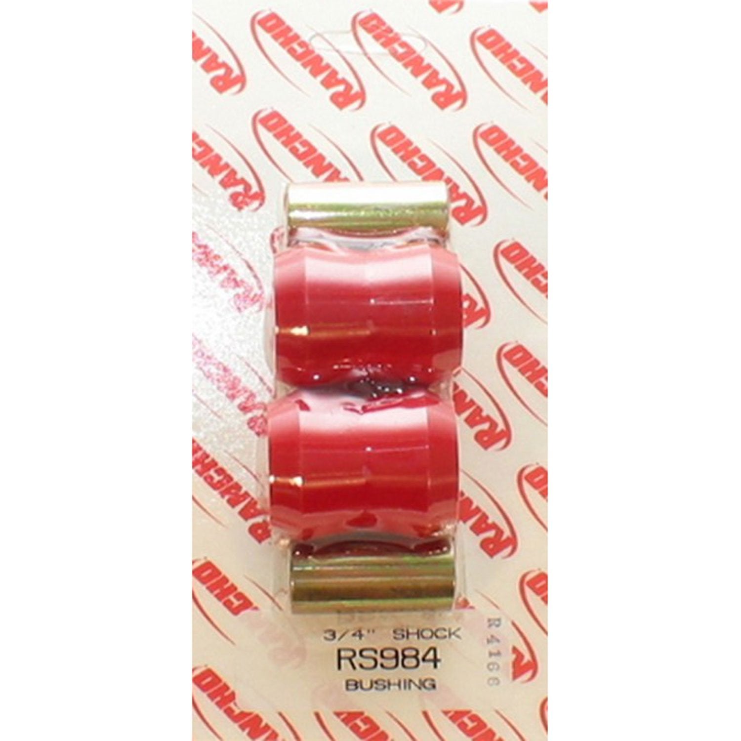 Rancho RANRS984 Shock End Bushing Hourglass Polyurethane Red Pair