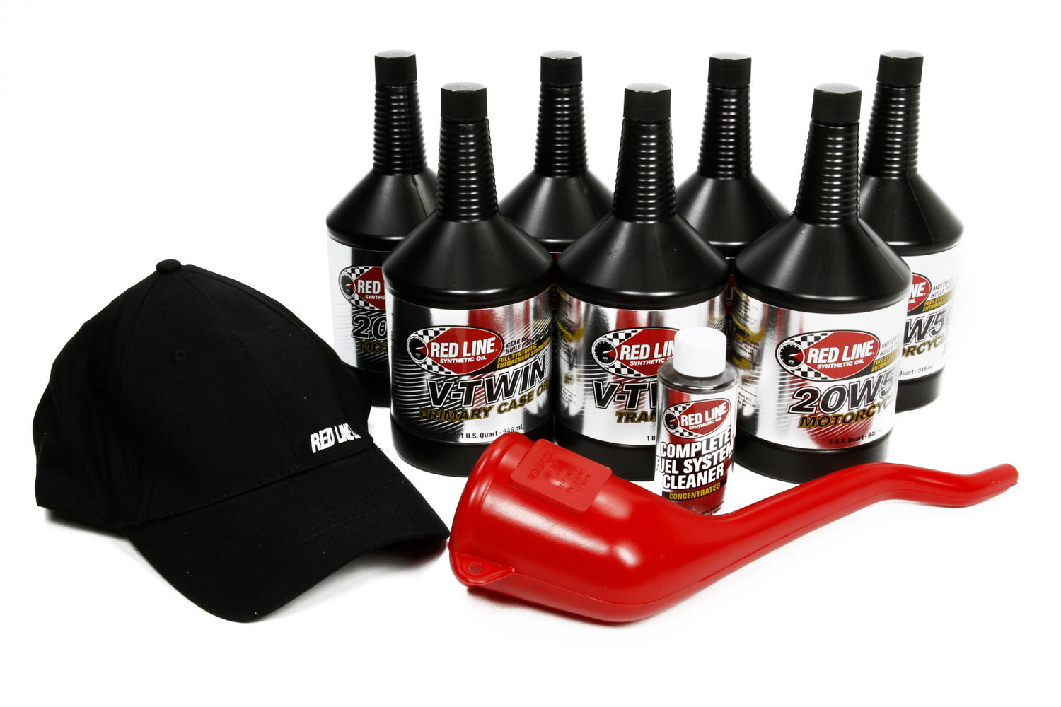 Redline Oil RED90226 Big Twin 20W50 Power Pack Fluid Service Kit for Harley Davidson Evolution and Twin Cam Engines