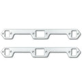 Remflex Exhaust Gasket Part Number 1002 for Jeep Inline-6 and AMC V8 Engines, Rectangle Port, Graphite, Pair