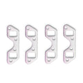 Remflex Exhaust Gaskets 13-006 for Buick Nailhead V8, 1.125 x 1.563 Inch Square Port, Graphite Set of 4
