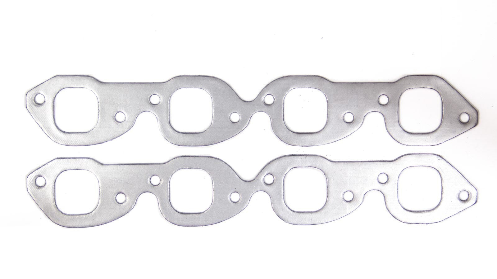 Remflex Exhaust Gaskets BBC Square Port Part Number 2003, Graphite Material, Rectangular Port Seal Pair