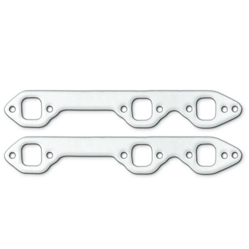 Remflex Exhaust Gaskets REM2010 Pair for Small Block Chevy 1.125 x 1.750 Inch Square Port