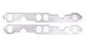 Remflex Exhaust Gaskets SBC Oval Port Part Number 2032, Pair, 1.250 x 1.625 Inch Graphite Material