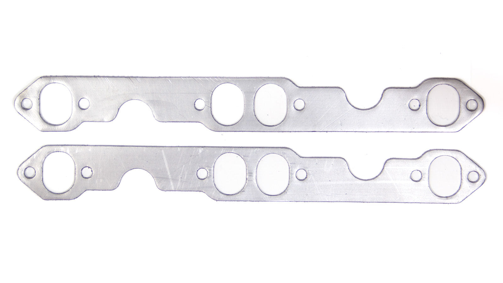Remflex Exhaust Gaskets SBC Oval Port Part Number 2032, Pair, 1.250 x 1.625 Inch Graphite Material