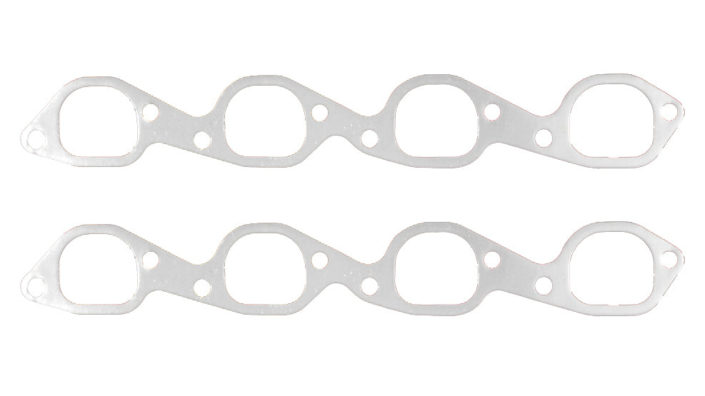 Remflex Exhaust Gaskets for Big Block Chevy with AFR Magnum Heads Part 2035, D Port, Graphite, Pair