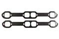 Remflex Exhaust Gasket Set for Small Block Chevy with 18-Degree Heads, 1.625 x 1.750 Inch Rectangular Port, Steel Core Laminate, Pair