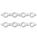 Remflex Exhaust Gasket Set for Chevy LS Series 1.5 Inch Round Port, Graphite Weld Bead Header Pair