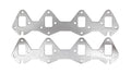 Remflex Exhaust Gaskets BBF FE Series Medium Riser Rectangular Port 1.375 x 1.875 Inch Graphite Pair