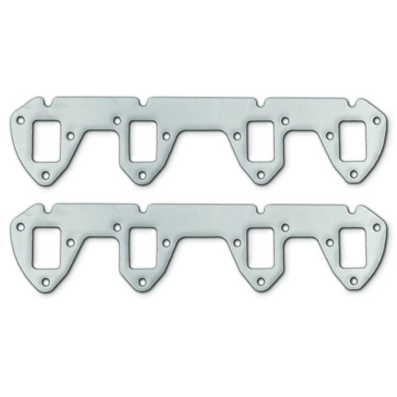 Remflex Exhaust Gasket Set for Ford FE Series 332-428 with Square Port, 1.375 x 2.032 Inch, 16-Bolt, Graphite