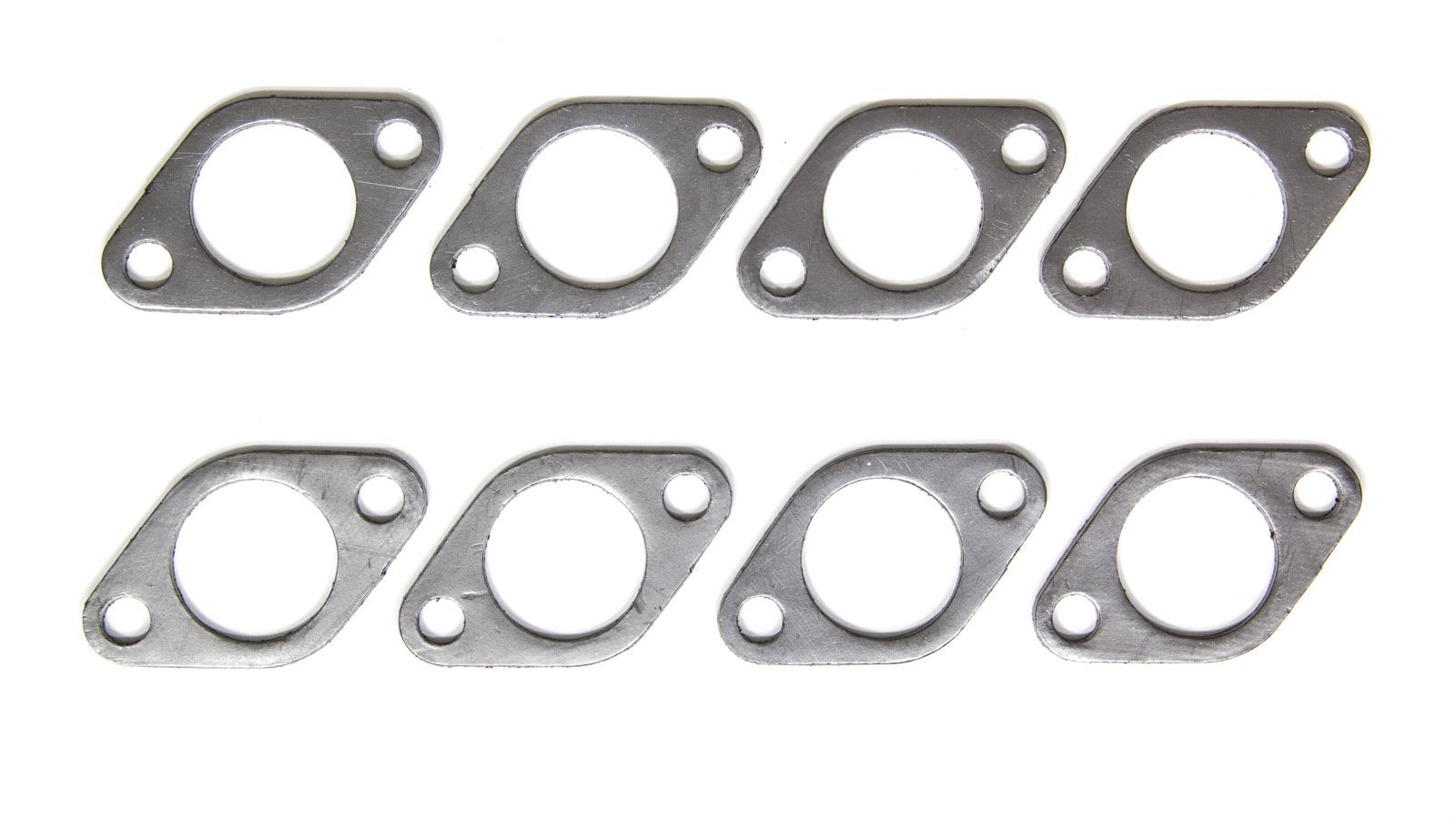 Remflex Exhaust Gasket 3049 for Ford Flathead V8 221/239 Cubic Inches, 1.687 Inch Round Port, Graphite Material, Set of 8