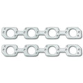 Remflex Exhaust Gasket Set for Small Block Ford with Twisted Wedge R Series Heads, 1.750 Inch Round Port, Graphite Material