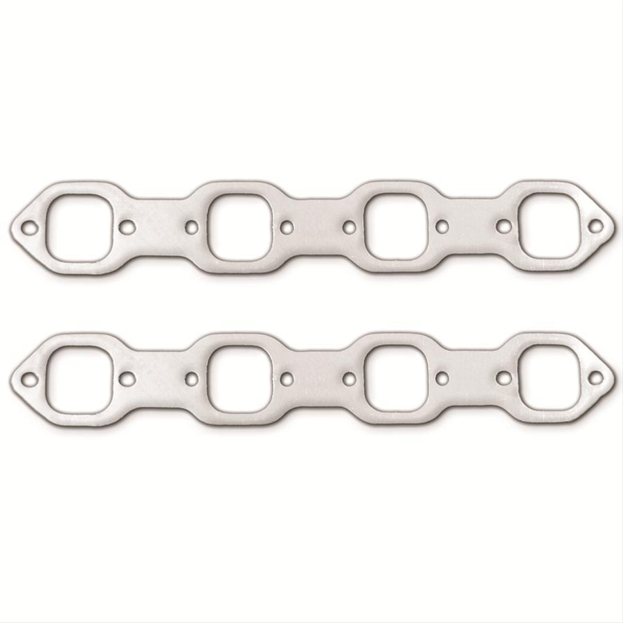 Remflex Exhaust Gasket Set for Ford Boss 429 2 Inch x 2-1/16 Inch Rectangle Port, Graphite Material