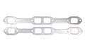Remflex Exhaust Gasket for Mopar B / RB-Series with Rectangular Ports, 1.875 x 1.375 Inches, Graphite Material, Pair