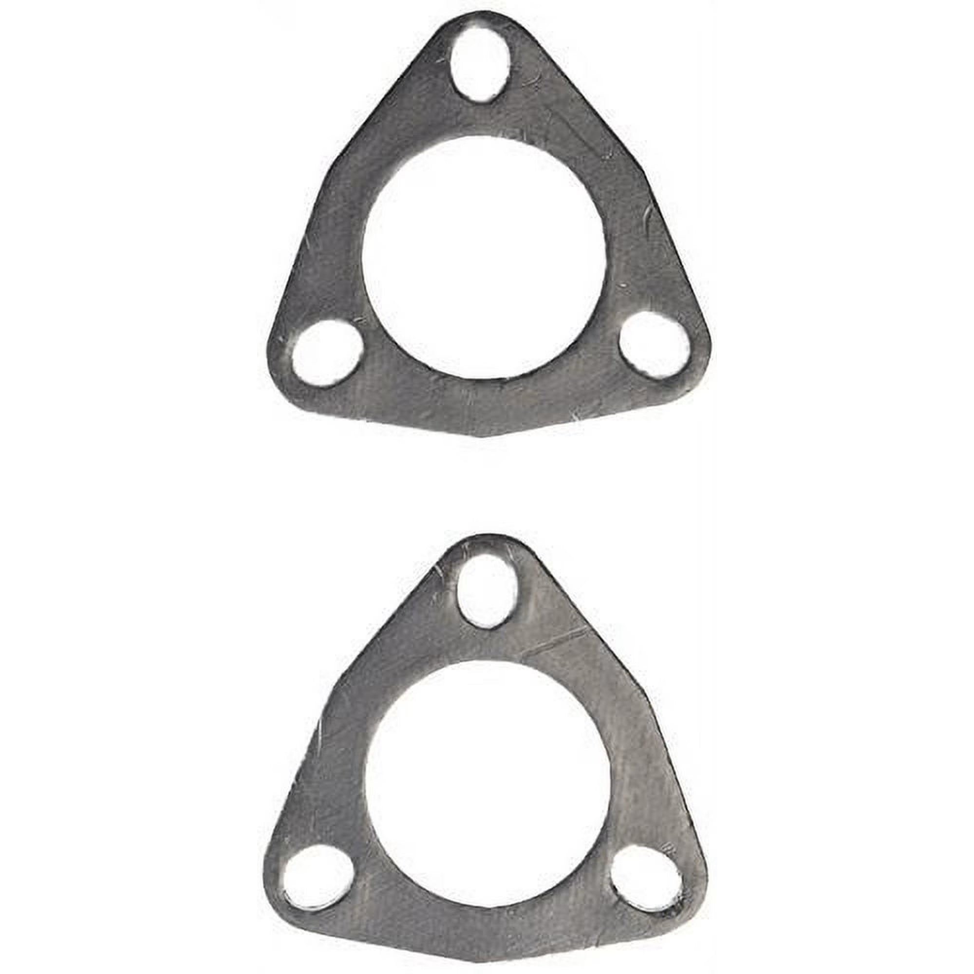 Remflex Exhaust Gasket 8008 Universal 2-Inch Collector Flange with 3 Bolt Pattern, Graphite Material