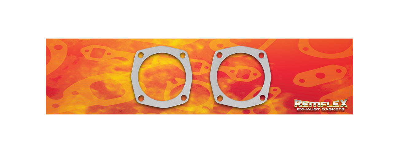 Remflex Exhaust Gaskets REM8064 Header Collector Gasket 4-Bolt 3.875 Inch Diameter Pair