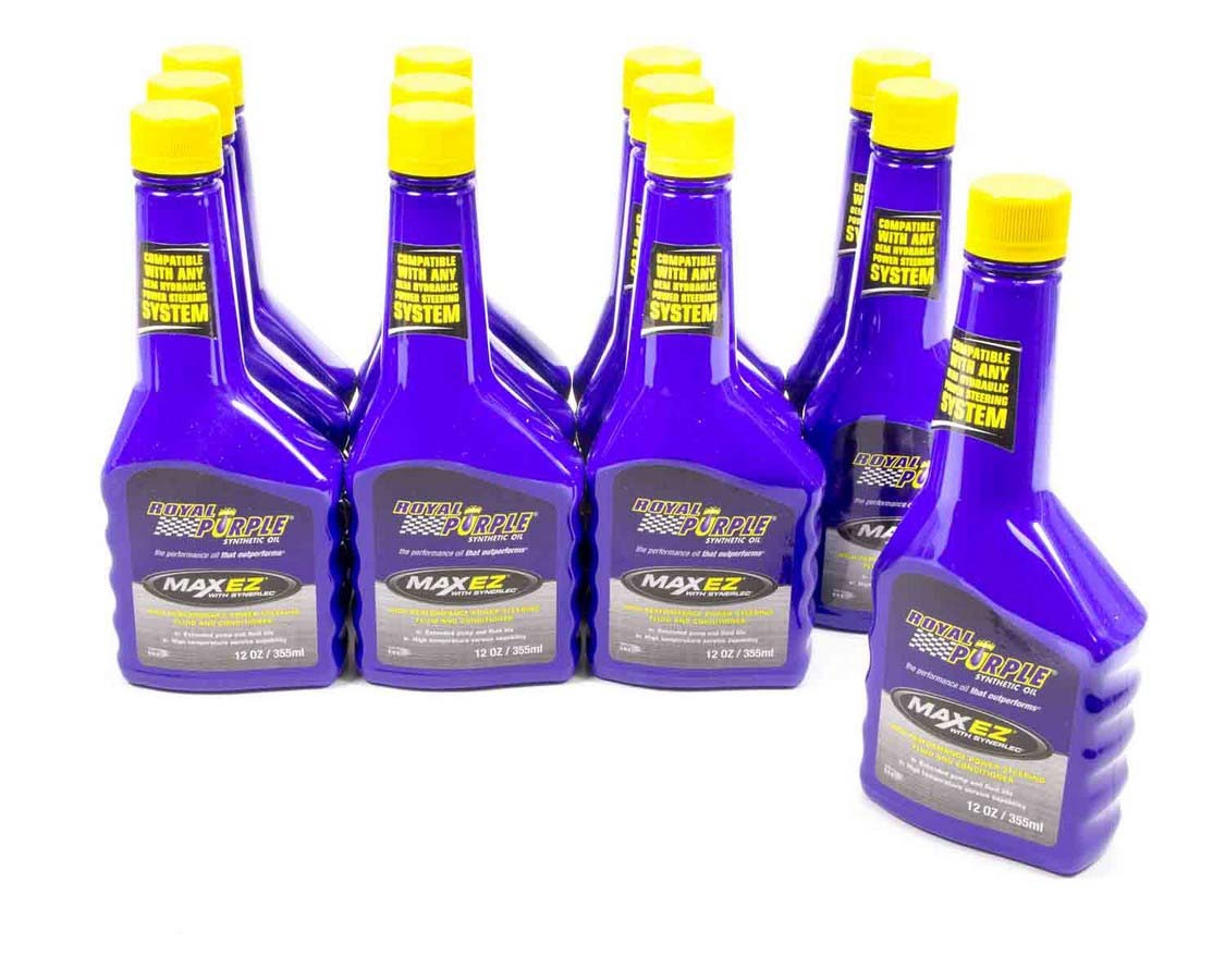 Royal Purple ROY12326 Max EZ Synthetic Power Steering Fluid 12 oz Bottles, Set of 12