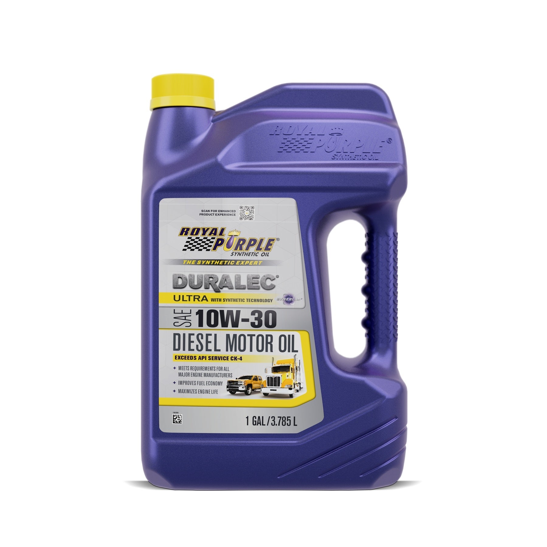 Royal Purple ROY83456 Duralec Ultra 10W30 Synthetic Motor Oil, 1 Gallon Jug