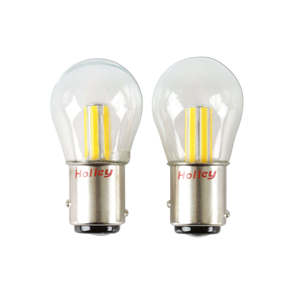 Holley RetroBright HLED10 1157 LED Turn Signal Bulbs 3000K Classic White Pair