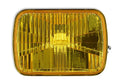 Holley RetroBright LFRB110 LED Sealed Beam Headlight with Yellow Lens, 5 Inch Tall x 7 Inch Wide
