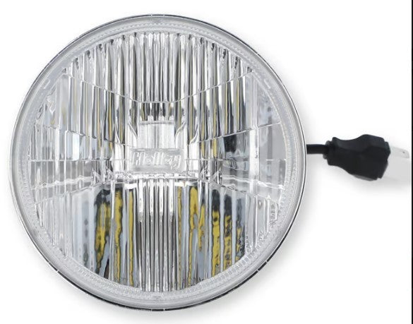 Holley RetroBright LFRB126 LED Sealed Beam Headlight, 5.75 Inch, Classic White Lens